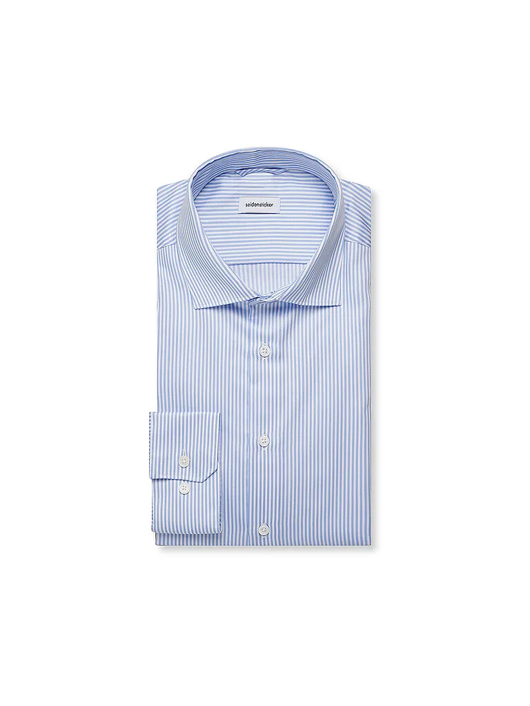 Camisa Regular Fit azul claro 41 - Seidensticker - FashionsVida