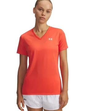 Tech Damen T-Shirt, rot XXL
