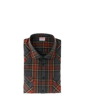 SUN68 Camicia a quadri GRIGIO XL