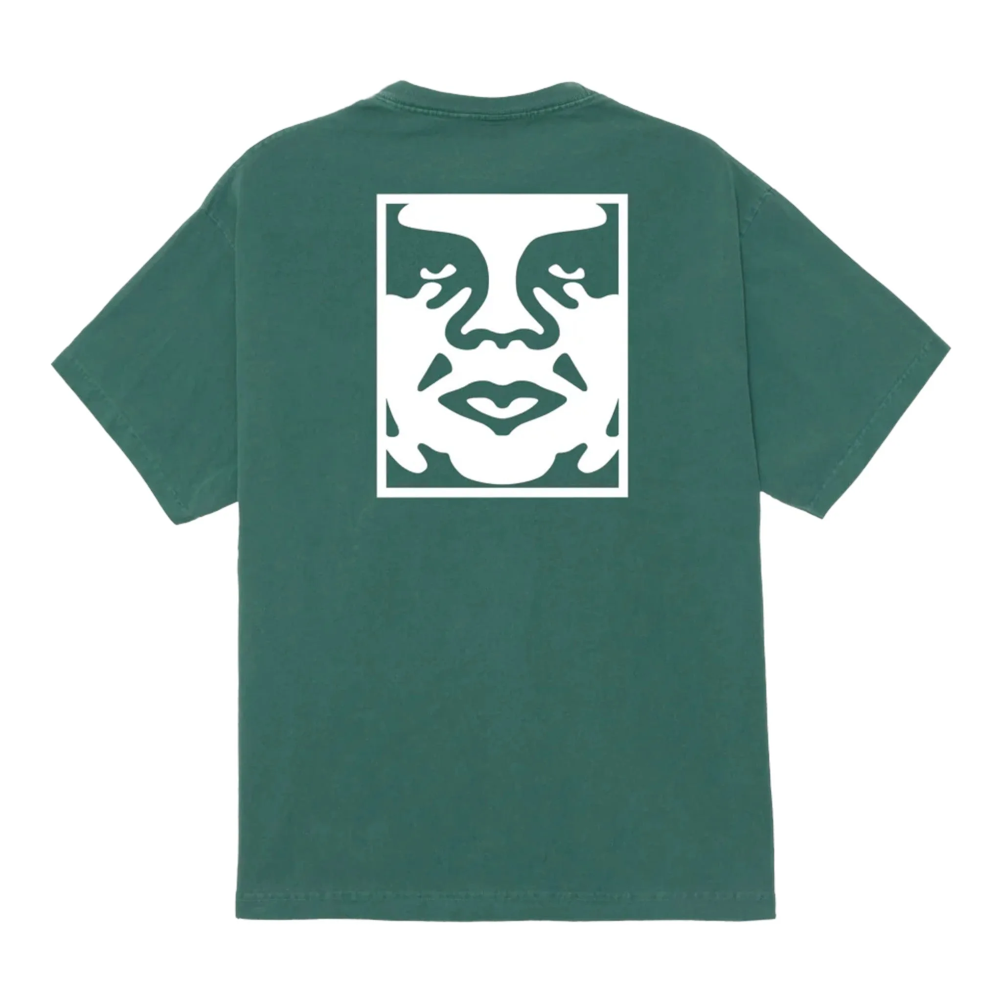 T-shirt obey icon face tee - pigment rain forest - FRANCIS CONCEPT - FashionsVida