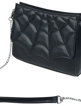 Gothic Handtasche - Mabris Shoulder Bag - für Damen - schwarz/silberfarben - Frauen - female - Banned Alternative - FashionsVida