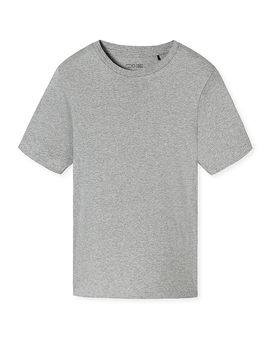 Pyjama Shirt grau-mel. grau 52 herren