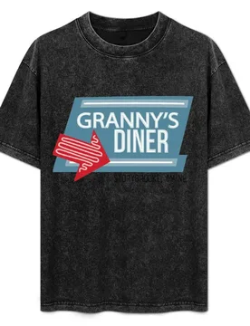 Granny's Diner - Once Upon a Time T-Shirt Work Daily Short Sleeve Top - Aliexpress - FashionsVida