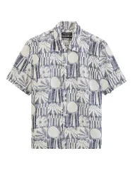 Marc O'Polo Camisa de lino azul L