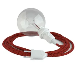 Cables Lampe Suspendue Pour Abat-jour Rt94 3d 3 M Red / White One Size