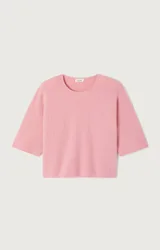 PULL AMPLE MANCHES 3/4 COL ROND female