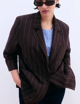 Blazer de mujer con manga larga y bolsillos - Couchel - FashionsVida