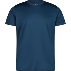 Man t-shirt camiseta montaña manga corta hombre Azul (56)