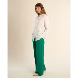 Camisa de mujer de manga larga motivo rayas