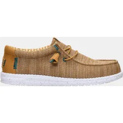 Zapatos de cordones de hombre en malla elástica