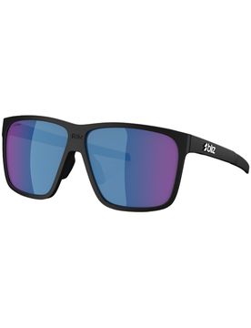 Vielseitige Sonnenbrille A001 Matt Black Grey w Blue Mirror schwarz