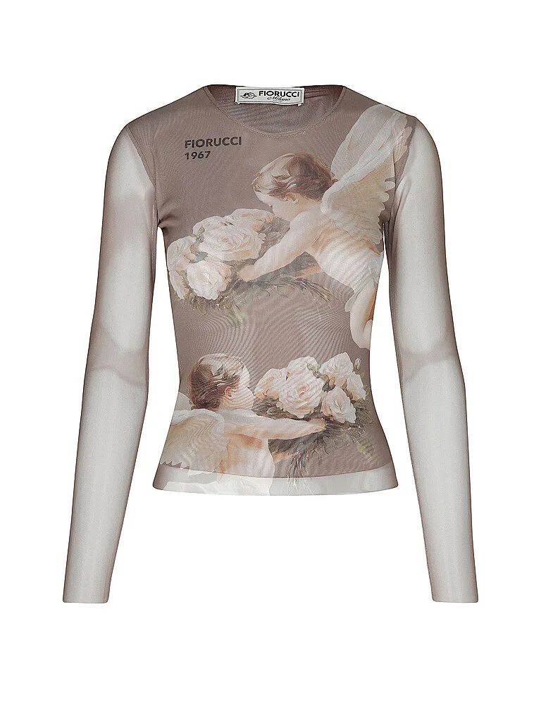 Camiseta de manga larga beige XS - Fiorucci - FashionsVida