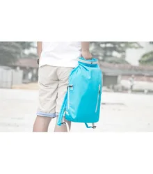 Outdoor waterproof travel backpack Portable wear-resistant lightweight large-capacity folding bag Casual backpack Student school