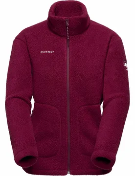 Polaire chaude de randonnée - Falera ML Jacket Women Vin - Taille M - Bordeaux - Mammut - FashionsVida