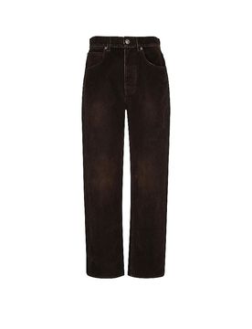 Jeans de pierna ancha marrón 27