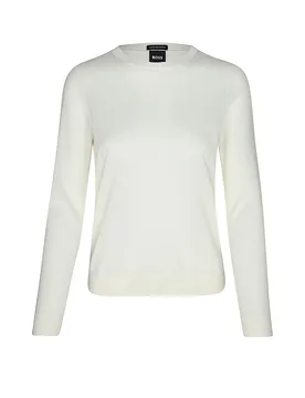 Boss Pullover FERPINA blanco S - BOSS - FashionsVida