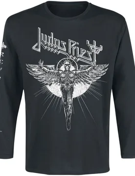 Langarmshirt - Revolution Album - S bis XXL - für Männer - Größe L - schwarz - Lizenziertes Merchandise! - Männer - male - Judas Priest - FashionsVida