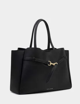 Personalised Tote Bag Black female - Katie Loxton - FashionsVida