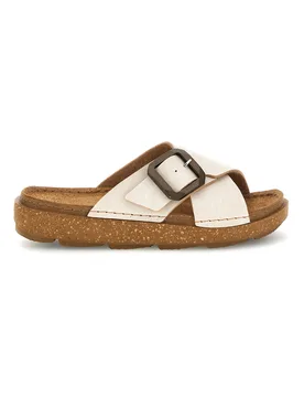 Ciabatte Bianco Fasce Incrociate 15 ED 36 - Inblu - FashionsVida