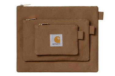 Canvas Pouch Set - Gadget - braun - Unisex - Size: OSFA