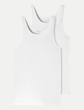 Unterhemd 2er-Pack Weiß XXL