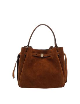 Borsa a secchiello Romy in camoscio