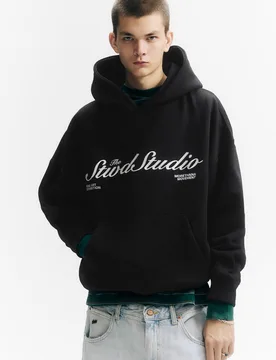 Stwd Studio Hoodie (Size: ) - Pull&bear - FashionsVida