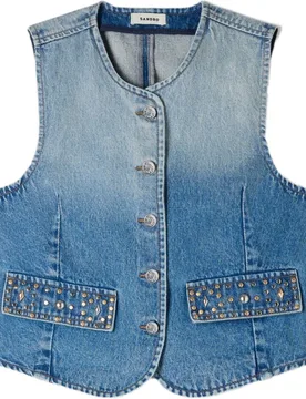 Sandro - Chaleco de mujer liso - sandro - FashionsVida