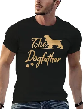 The Cocker Spaniel Dogfather T-Shirt man t shirt cotton essential t shirt cotton t shirt man T-shirt - Aliexpress - FashionsVida