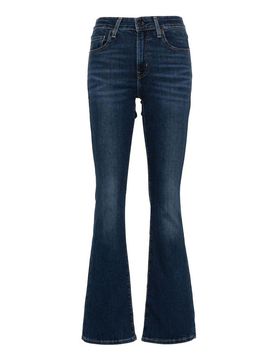 Jeans bootcut a vita alta