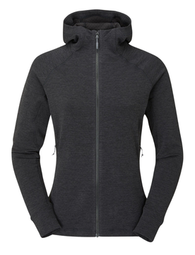 Nexus Hoody Fleecejacke Damen L Black