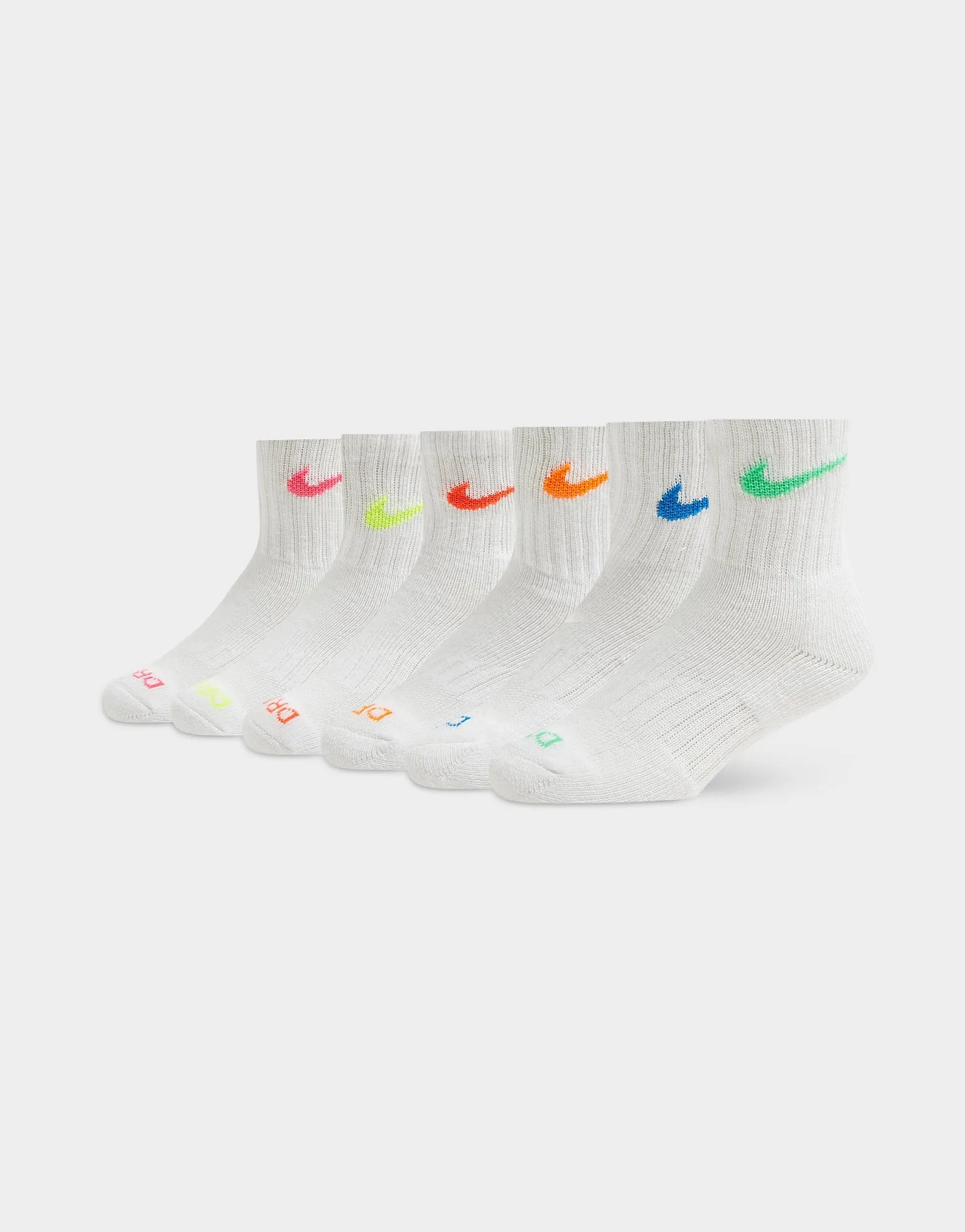 Pack Crew Socks Junior, Weiss - unisex - Size: 5-7 YRS - Nike - FashionsVida