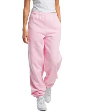 Pantaloni Sportivi Fluffy Soft Pink M - Build Your Brand - FashionsVida