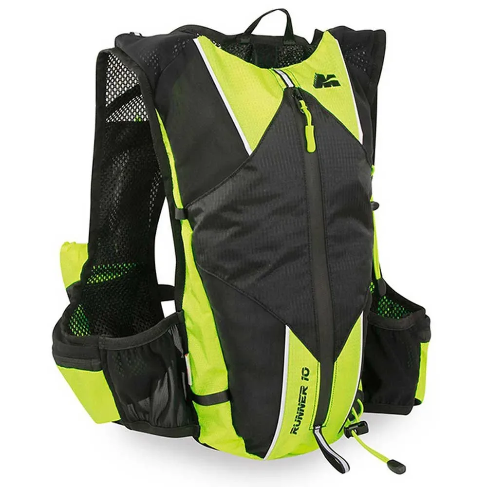 Runner 2022 10l Backpack Black / Green One Size Men,Women - Marsupio - FashionsVida