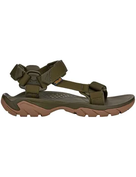 Sandales de randonnée - Terra Fi 5 Universal Dark Olive/ Honey Brown en Nylon - Taille 42 - Kaki - TEVA - FashionsVida