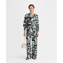 Pantalón de mujer fluido estampado