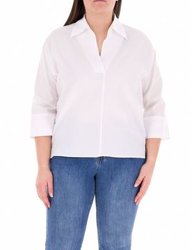 Blusa in cotone BIANCO S