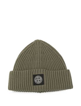 Virgin Wool Compass Logo Patch Cuff