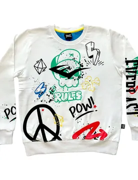 Sweat-shirt Lfs Of White 16 Années Garçon
