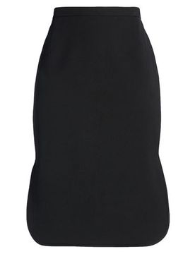 Midi-Rock Damen Schwarz 34,36,38 Damen