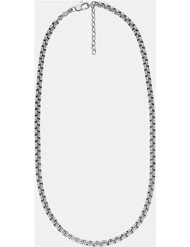 Collar de cadena de hombre ellis core chains de acero inoxidable - Fossil - FashionsVida