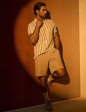 Sinsay - Shorts in maglia - beige