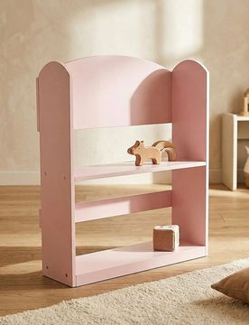 Scaffale per bambini - rosa pastello