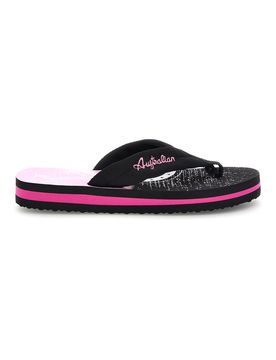 Infradito nere e rosa con logo AU24W408 37