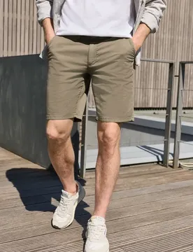 Street One Chino Shorts im Regular Fit male Beige