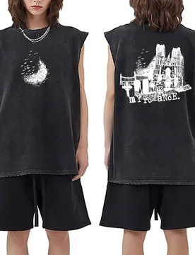 My Chemical Romance Vintage Washed Tank Tops Retro Punk Emo Rock Band Sleeveless Vest Cemetery Drive The Black Parade T-shirt - Aliexpress - FashionsVida