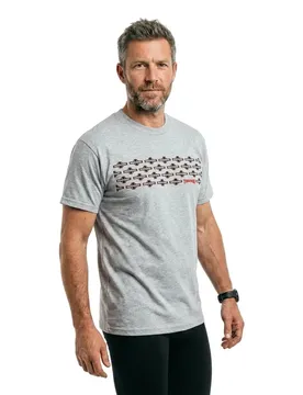 T-shirt à Manches Courtes X Thrasher Pent Athletic Heather S