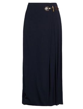 Falda midi Mujer Azul noche 38 Mujer