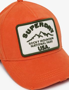 Superdry Damen Graphic Trucker Cap Orange - Größe: 1Größe