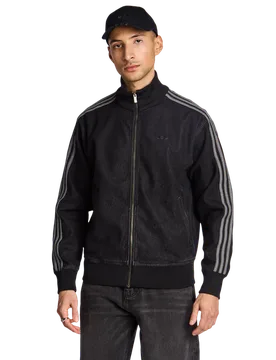 Firebird Uomo - Top da pista Nero - Taglia L - Denim di cotone L - Adidas - FashionsVida